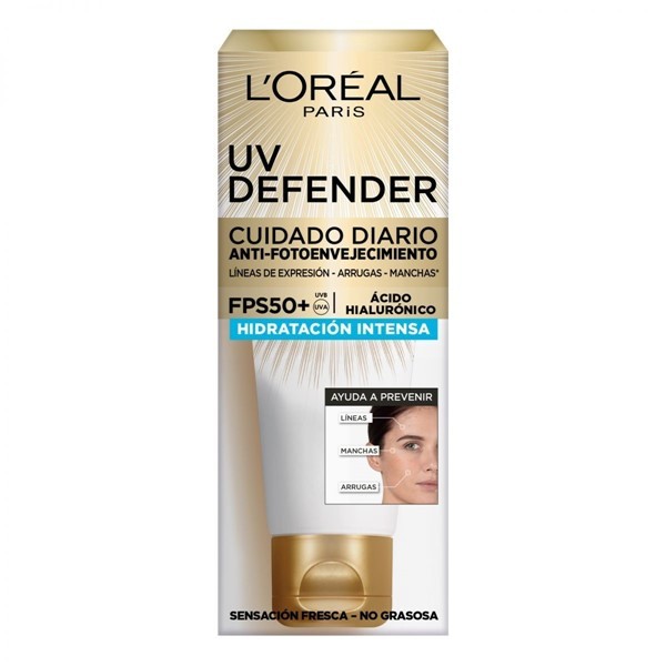 Loreal Paris Uv Defender Protector Solar Fps50+ Hidratacion Intensa 40 gr #1