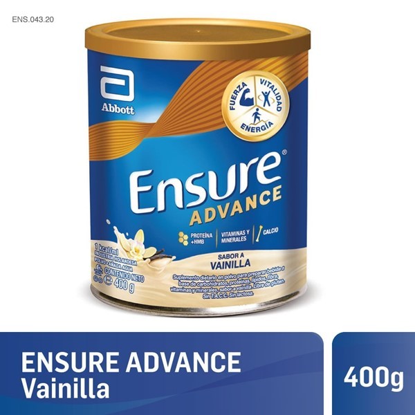 Ensure Suplemento Nutricional Advance Sabor Vainilla Lata 400 gr alt