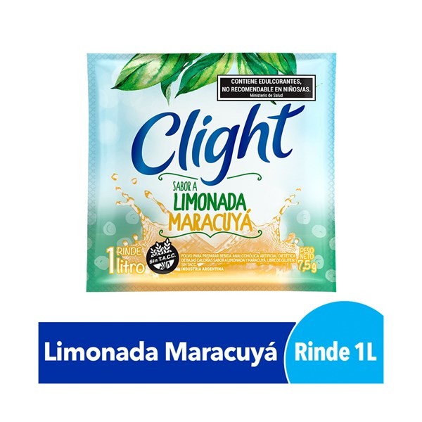 Jugo En Polvo Clight Sabor Limón Maracuya En Sobre 7.5 G. #1