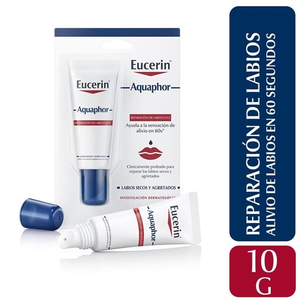 Eucerin Reparador de Labios Aquaphor Labios Secos Y Agrietados 10 ml