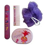 Disney Trolls Tubo Pvc C/ Accesorios Para La Ducha(Jab+Esp+Pein+Port Cep) #2