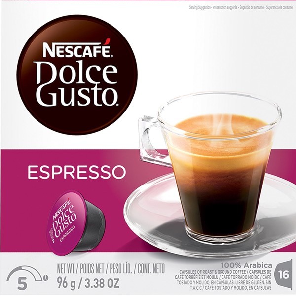 Café en Cápsulas Dolce Gusto Espresso x 16 un