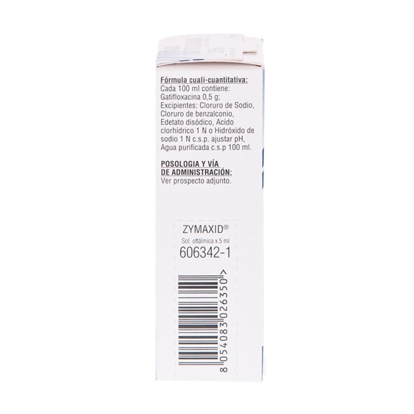 Abbvie Zymaxid Gatifloxacina Frasco Gotero x 5 ml alt