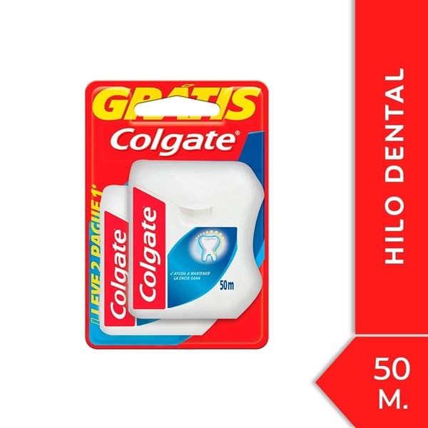 Hilo Dental Colgate 2X1  50 metros C/U