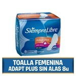 Toallitas Femeninas Sin Alas (8 Unidades) #1