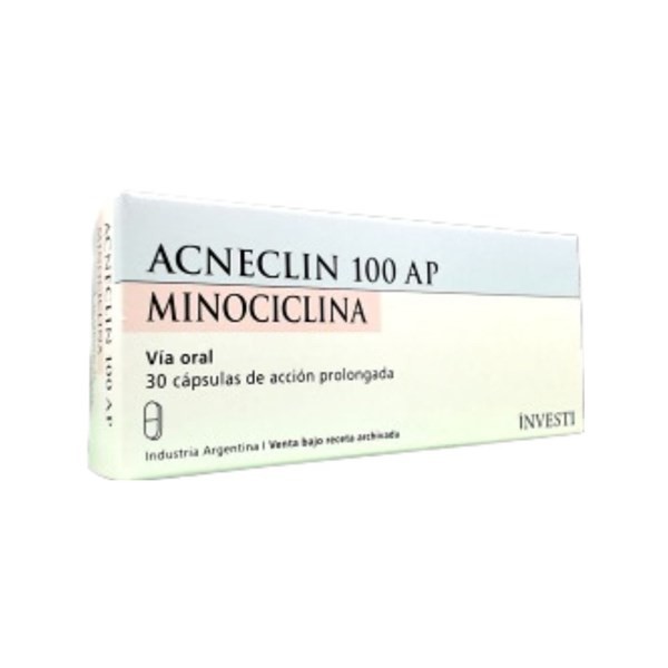 Siegfried Acneclin 100 Ap Minociclina 100Mg x 30 Cáps de Accion Prolongada #1