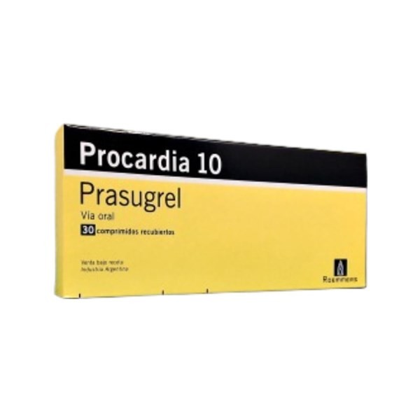 Roemmers Procardia 10 Mg Prasugrel x 30 Comp #1