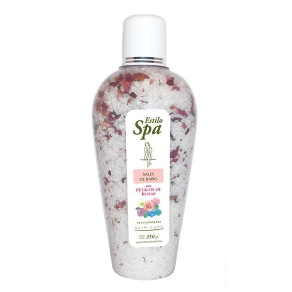 Estilo Spa Sales de Baño Petalos Rosas 250 gr #1