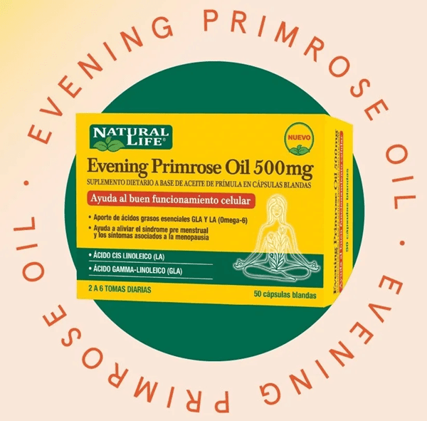 Natural Life Evening Primrose Oil 500 mg 50 capsulas alt