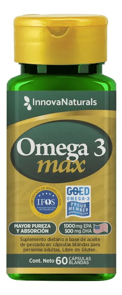 Innova Naturals Innovanaturals Omega 3 Max x 60 Alta Concentración Sabores Sin Sabor #1