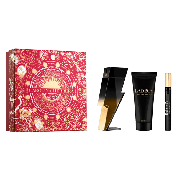 Carolina Herrera Set Bad Boy Extreme Edp 100 ml + Shower Gel + Travel Size Tamaño 3 Unid #1