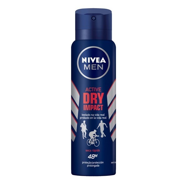 Nivea Antitranspirante Dry Impact Spray For Men 150 Ml