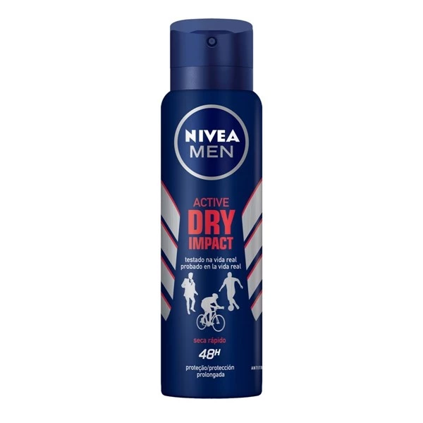 Nivea Antitranspirante Dry Impact Spray For Men 150 Ml