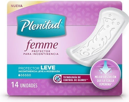 Protector Leve Plenitud Femme (14U)