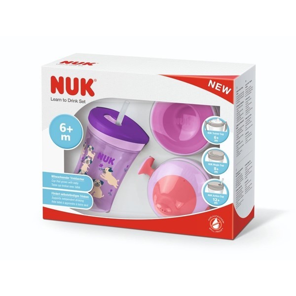 Set de Vasos Nuk Evolution Cups Nena - Diseños variados alt