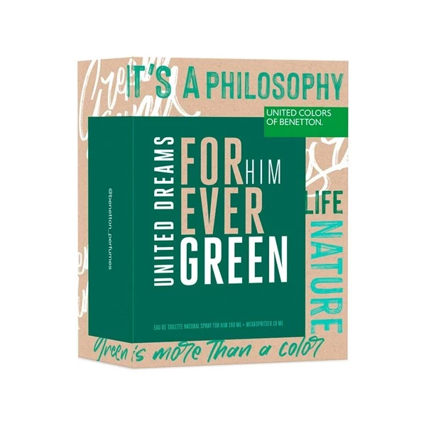Benetton United Dreams Forever Green Him Edt Presentación Fragancias 100 ml alt