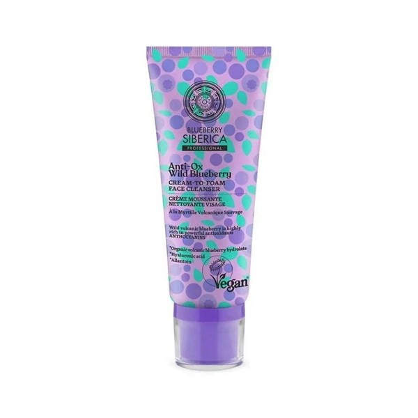 Natura Siberica Crema Espuma de Limpieza Facial Con Arándanos 100 ml #1