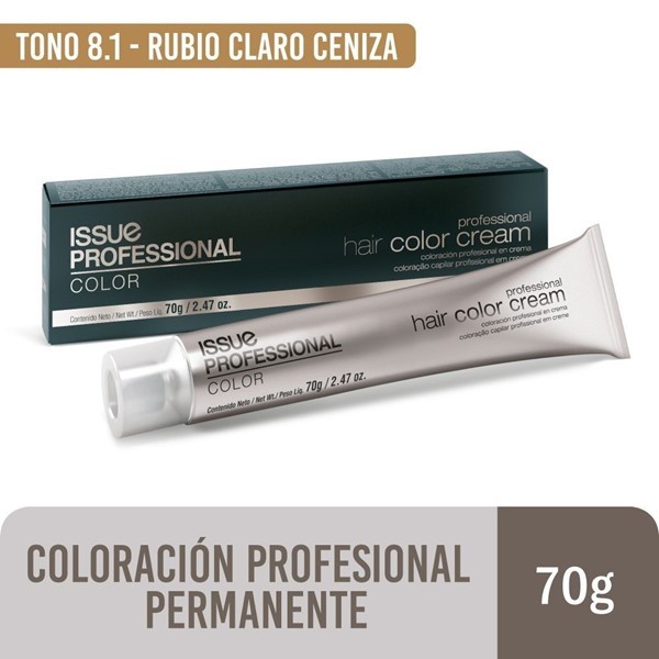 Issue Tintura Profesional Pomo Color N°8.1 Rubio Claro Ceniza #1