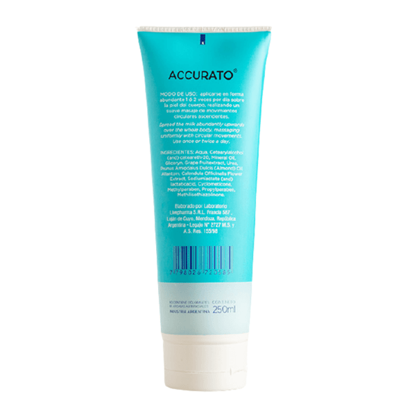 Emulsión Corporal Accurato Altamente Hiratante 250 ml alt