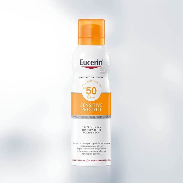Eucerin Protector Solar Corporal en Spray Toque Seco Piel Sensible Fps50 200 ml alt