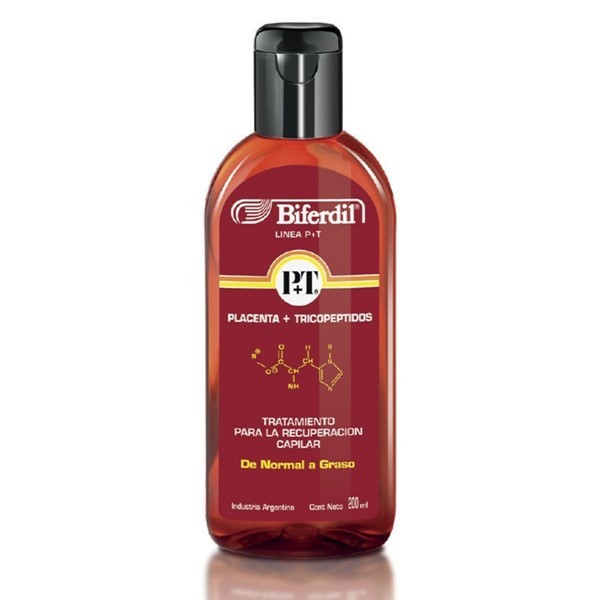 Biferdil Locion Tratamiento P+t Rojo Para Cabello Normal Graso 200 Ml #1