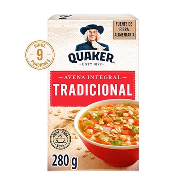 Avena Quaker Tradicional 280g #1