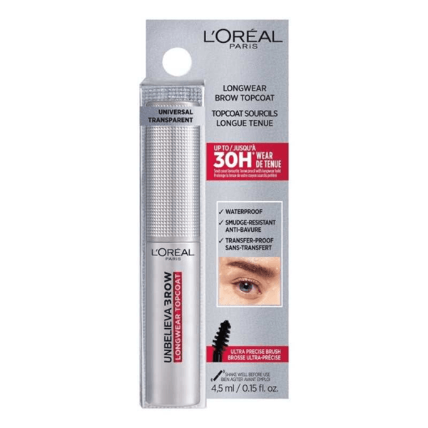 Loreal Paris Unbelieva Brow Gel Top Coat Cejas Transparente alt
