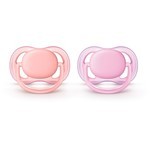 Chupete Avent Ultra Liso Nena 0 A 6 Meses X 2 Un Sfc 245_20 #2