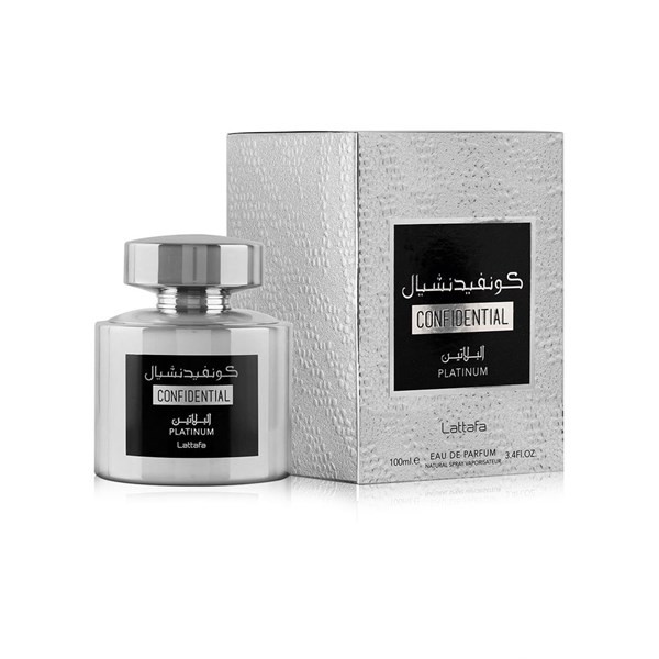 Lattafa Confidential Platinum Edp Tamaño 100 ml alt