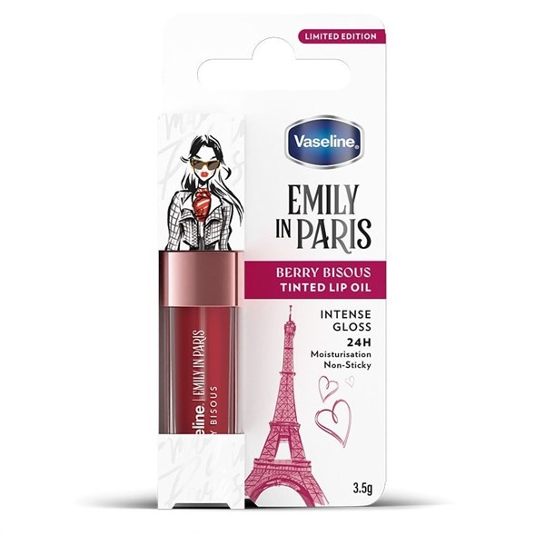 Vaseline Balsamo Labial Lip Oil Emily Im Parisian Berry Bisous #1