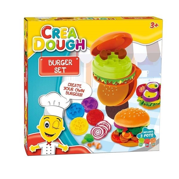 Set Masas Cresko Hamburguesa Crea Dough x 3 Potes #1