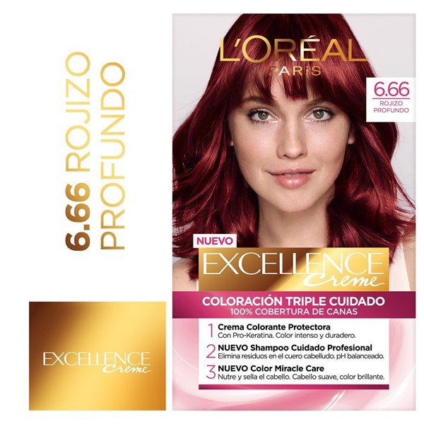 Excellence Kit Coloracion 6.66 Rojo Cereza Intenso alt