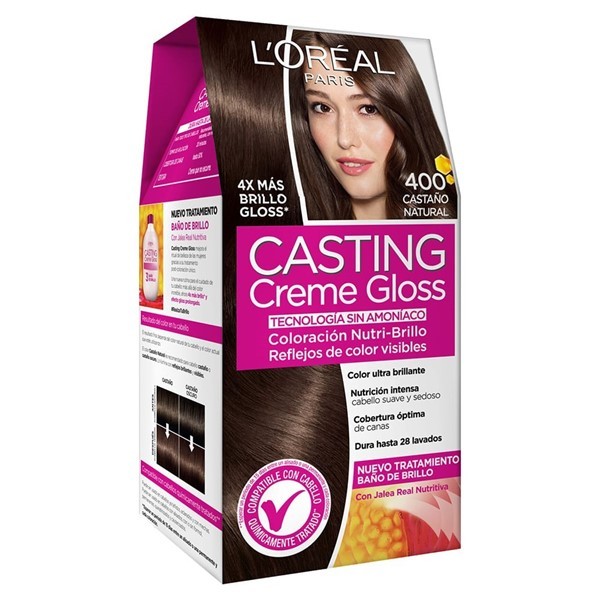 TINTA CASTING CREME GLOSS 400 CASTANO #1