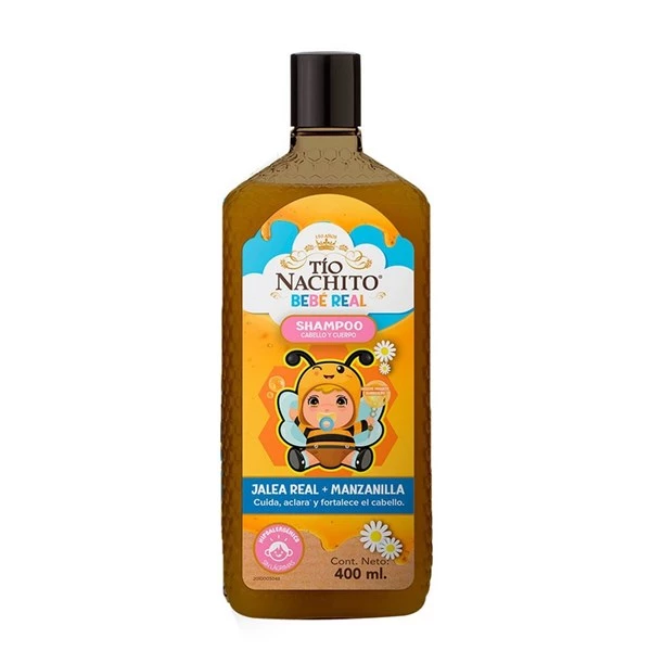 Tio Nacho Shampoo Tío Nachito Bebé Real 2En1: Pelo Y Cuerpo 400 ml