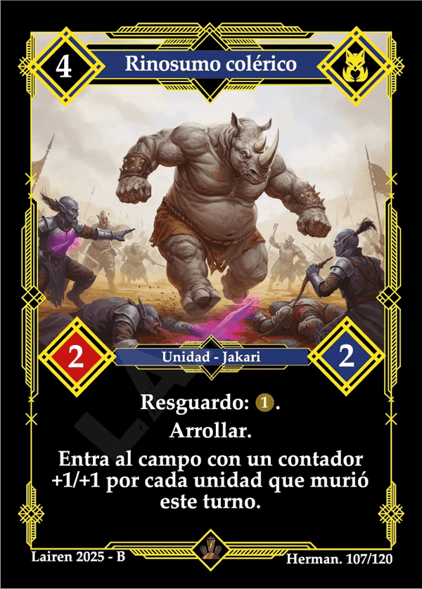 107 Rinosumo Colerico - Coste 4