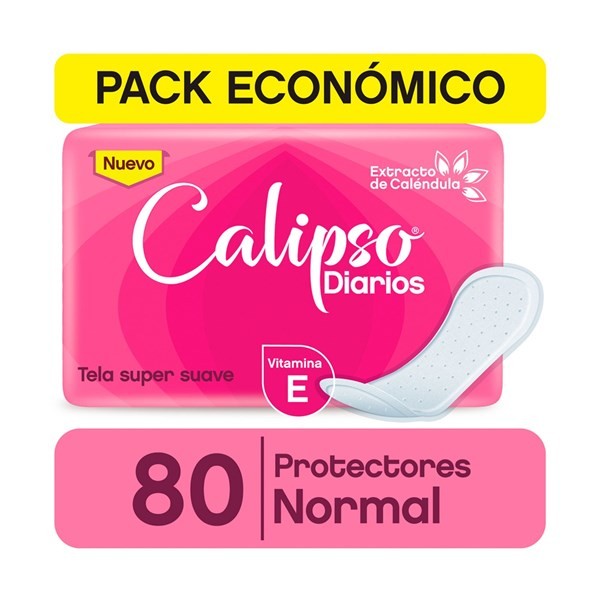 Protector Diario Calipso Normal Con Calendula 80 uni #1