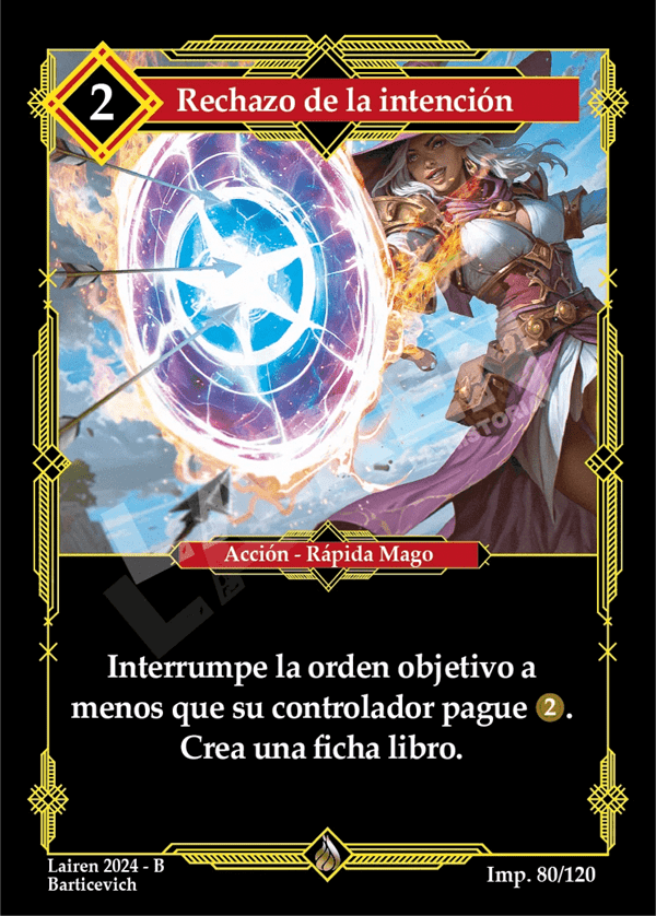 080 Rechazo De La Intencion Precon Mago/Pirata - Coste 2 #1