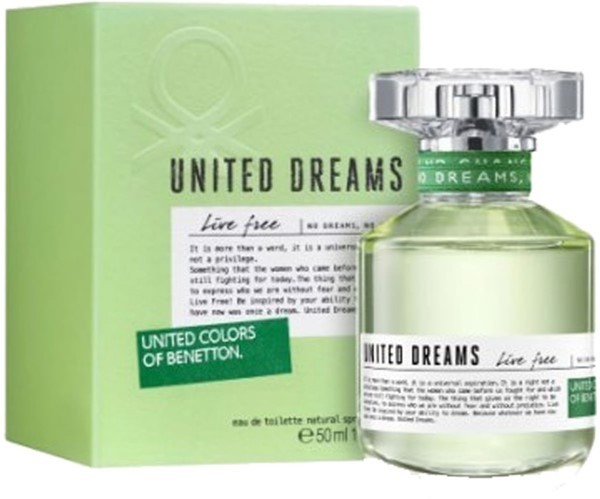Edt Benetton United Dream Live Free x 50 ml #1