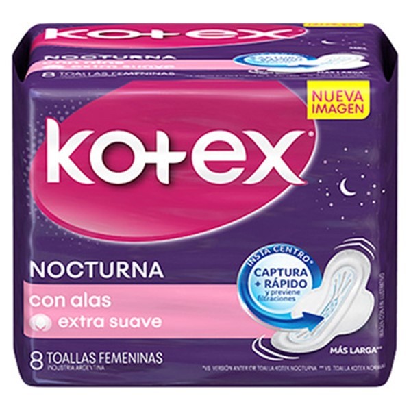 Toalla Femenina Nocturna (8 Unidades) alt