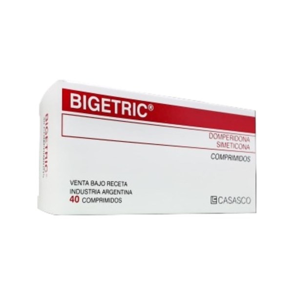 Casasco Bigetric Domperidona + Simeticona 10Mg / 200Mg x 40 Comp #1