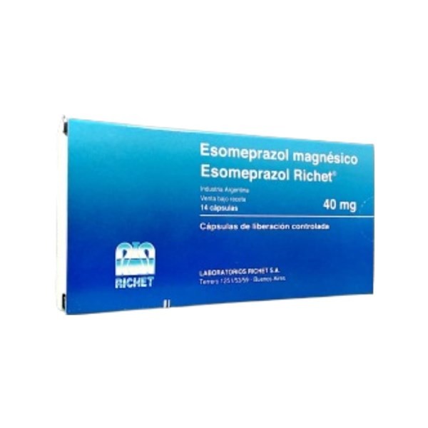 Laboratorios Richet Esomeprazol Richet 40 Esomeprazol 40 Mg x 14 Cáps #1