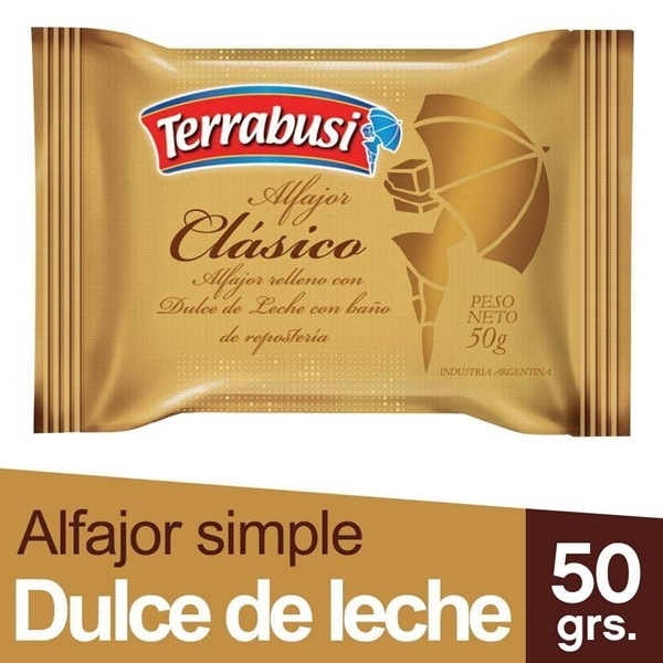 Alfajor Terrabusi Clasico 50 Gr