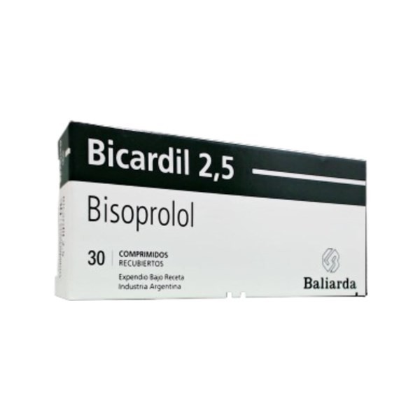Baliarda Bicardil 2.5 Mg Bisoprololx 30 Comp Recubiertos