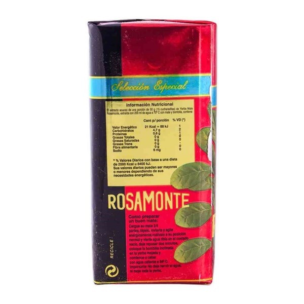 Yerba Mate Rosamonte Con Palo 500 Gr alt