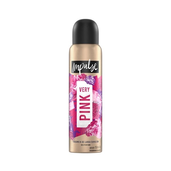 Desodorante Aerosol Impulse Very Pink 150 Ml