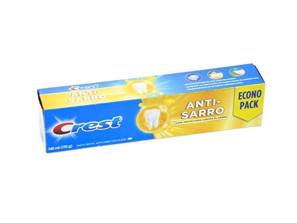 CREST Crema Dental Anti Sarro con Flúor | 170 gramos #1