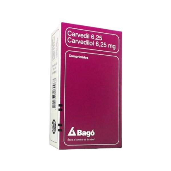 Bagó Carvedil 6,25 Carvedilol 6,25 Mg x 60 Comp #1