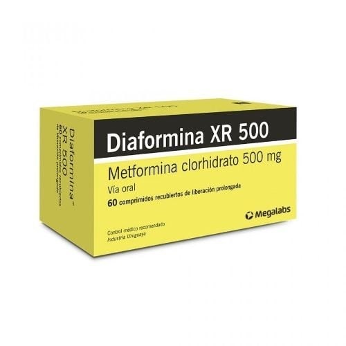 DIAFORMINA XR 500 X 60 COMPRIMIDOS #1