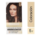 Capilatis Kit Coloración en Crema Chocolate Oscuro N°5.7 #1