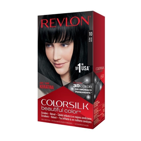 Colorsilk Kit de Coloracion 10 negro #1
